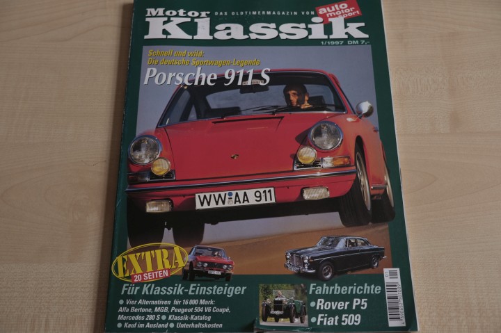 Deckblatt Motor Klassik (01/1997)